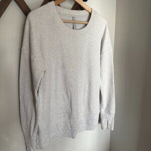 Athleta Coaster Luxe Recover Sweatshirt Grey size M